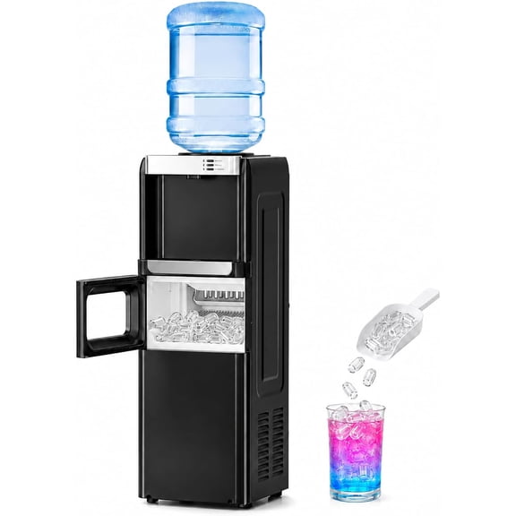 3-in-1 Water Dispenser with Ice Maker, Top Loading Water Cooler
