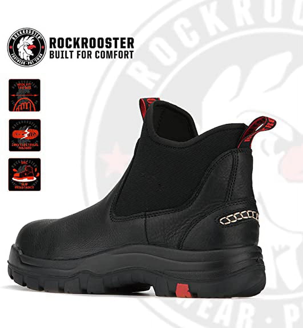 NWT, ROCKROOSTER Men\'s Black Work Safety Boot, Size 11.5 Rockport More Energy - RK6465 - Men main image 4