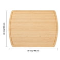 thumbnail image 4 of KFFKFF Stovetop Cover Board, Suitable for Gas and Electric Burners, Crafted from Bamboo Wood, Features Juice Grooves, Can be used as RV Kitchen Sink Cover or Tray, Enhances Counter Space, Natural, 4 of 8