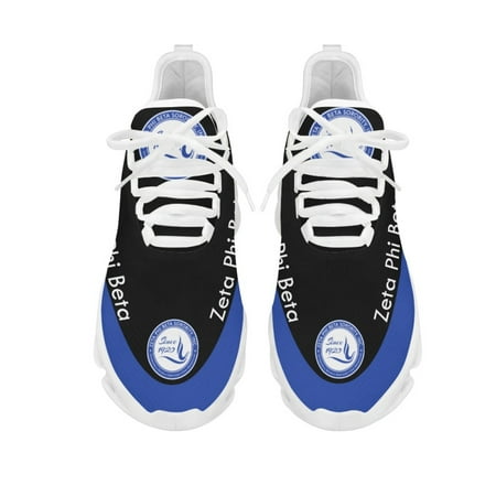 

Zeta Phi Beta Women s Sneakers Round Toe Flats for Female Personalized Design Lightweight Mesh Shoes Outdoor Travel Footwear