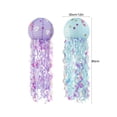 thumbnail image 5 of HomelyPosh Mermaid Birthday Decorations Set, All-in-One Party Supplies Set with Banner, Tassel Garland, Jellyfish Lanterns & Balloon, 5 of 8