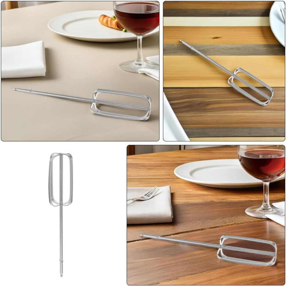 ABCISI Hand Mixer Beaters Attachments, 4pcs Stainless Steel Mixer Beaters Whisk, Fit Various Electric Drills, Universal Replacement Parts for Kitchen Dough Egg Baking