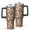 Pioneer Flower Floral-3, variant on 40oz Pioneer Flower Floral Print Pattern Insulated Tumbler with Handle, BPA-Free Leak Proof Lid and Straws, Double Wall Vacuum, Hot 12h/Cold 34h