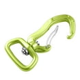 thumbnail image 4 of Clip de mosquetón giratorio de alta resistencia Clip de mosquetón de bloqueo giratorio de 360  degree de aluminio para llave, arnés de correa de perro, , VERDE, 4 of 8