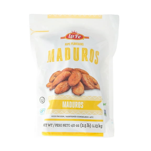 La Fe Frozen Sliced Plantains 2.5 lb - Authentic Caribbean Meal