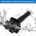 thumbnail image 3 of Headlight Headlamp Washer Nozzle Jet Sprayer for RX350 2013-2015 RX450h 2013-2014 Replace 8520848070 8520748070, 3 of 5