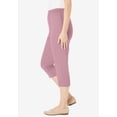 thumbnail image 3 of Woman Within Plus Size Petite The Hassle-Free Soft Knit Capri, 3 of 3