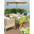 thumbnail image 5 of Outdoor Tablecloths with Umbrella Hole & Zipper, Japanese Aquatian Dogs Rectangle Tablecloth 60x120 Inch, Cute Cats Spring Green Trees Hills Waterproof Table Cloth, Patio/Pool/Picnic Table Covers, 5 of 8