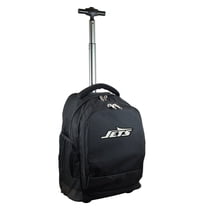 Black New York Jets 19'' Premium Wheeled Backpack