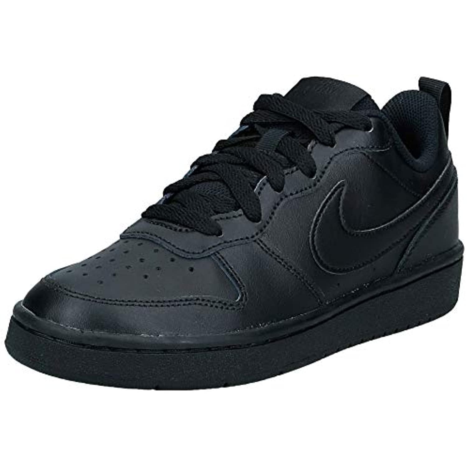 Polinizar También Eso Nike Big Kids Court Borough Low 2 Black (BQ5448 001) - 6 - Walmart.com