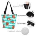 thumbnail image 6 of Fotbe Octopuses Pattern Beach Tote,Shoulder Handbag,Spacious Tote Bag,Lightweight Travel Bag,Versatile Shopping Bag, 6 of 9