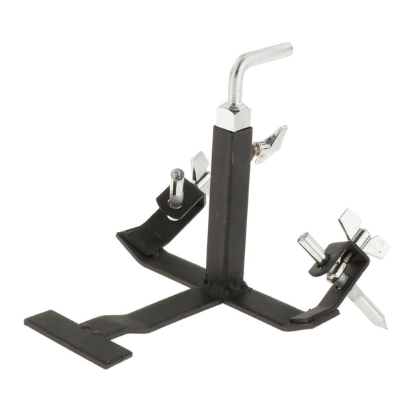 Greeniant Drum Cymbal Stand Pedal de percusión Soporte de cencerro para kit de Ropa Deportiva, Zapatos