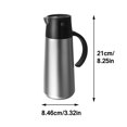 thumbnail image 3 of Kearding Dispensador de aceite de cocina de 750ml, botella de vinagre, a prueba de fugas, apertura y cierre automático, botella de condimento de acero Organizadores de utensilios de cocina Kearding HA015593-00, 3 of 6