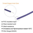 thumbnail image 3 of Uxcell 20AWG 20 Gauge Cable Trenzado de Conexión PVC Cobre Estañado 100ft Púrpura, 3 of 7