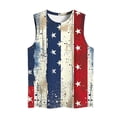 thumbnail image 4 of Jsaierl Womens 4th of July Tank Tops Plus Size Patriotic Red White and Blue Graphic Tees Elegant Sleeveless T Shirts Camisole Soft Crew Neck Tanks S-XXXXXL, 4 of 4