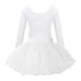 thumbnail image 2 of Alvivi Girls Swan Lake Ballet Dance Leotard with Tutu Skirt Dress Ballerina Performance Costume White 12, 2 of 7