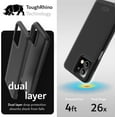 thumbnail image 3 of TUDIA MergeGrip Motorola Moto G Stylus 5G 2023 Case Dual Layer Heavy Duty - Matte Black, 3 of 7
