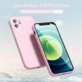 thumbnail image 3 of for iPhone 12 Pro Max Case Liquid Silicone, Soft Rubber Gel Elegant Aesthetic Basic Simple Cover, Slim TPU Matte Solid Color Plain Smooth Case for Women Girl, Lilac Lavender Light Purple, 3 of 14
