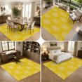 thumbnail image 5 of Area Rugs 5'x7', Yellow Flowers Carpet Runner Indoor Outdoor Rugs Home Decor Aesthetic, Rustic Country Botanical Floral Dots Non Slip Mats Washable Accent Rug for Living Room Bedroom, 5 of 8
