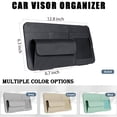 thumbnail image 3 of JP Car Visor Organizer with Multiple Pockets - Holds Sunglasses, Documents & Cards - Universal Fit for Most Vehicles,Green, 3 of 8