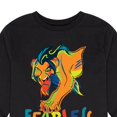 thumbnail image 3 of The Lion King - Scar - Fearless - Toddler & Youth Long Sleeve Graphic T-Shirt, 3 of 5