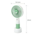 thumbnail image 2 of Mini Handheld Fan, Portable Fan USB Desk Fan Small Personal Hand Fan Working Hours Rechargeable Battery Operated Cooling Folding Electric Fan for Travel Outdoor Office Household, 2 of 5