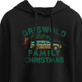 thumbnail image 3 of National Lampoon's Christmas Vacation - Griswold Family Christmas - Juniors Cropped Pullover Hoodie, 3 of 5