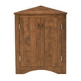thumbnail image 4 of Triangle Bathroom Storage Cabinet with Adjustable Shelves, Freestanding Floor Cabinet for Home Kitchen, 4 of 9