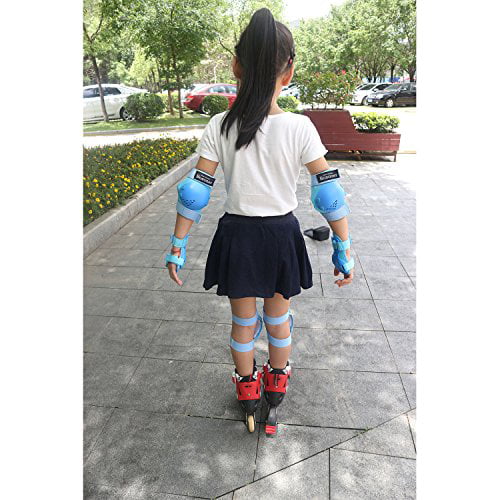 Kids/ Knee Pad Elbow Pads Guards Protective Gear Set For Roller Skates Bosoner