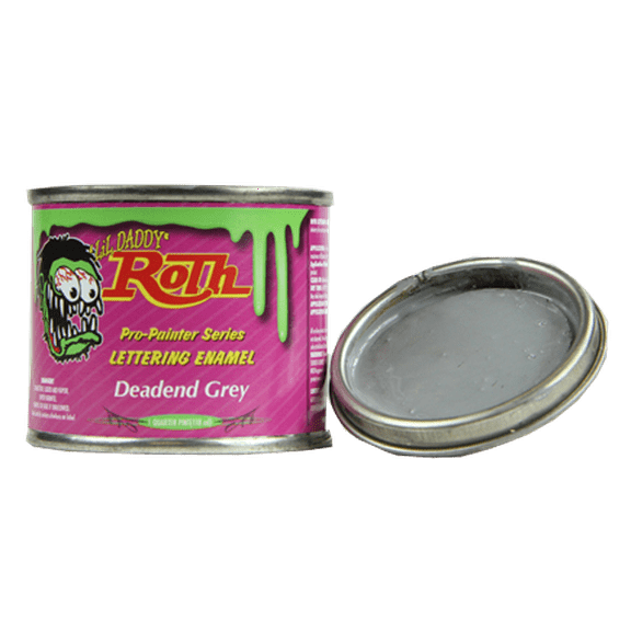 Deadend Grey Lettering Enamel