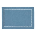 thumbnail image 2 of Saro Lifestyle Table Placemats With Laser-Cut Hemstitch Design (Set of 4) Denim, 2 of 5