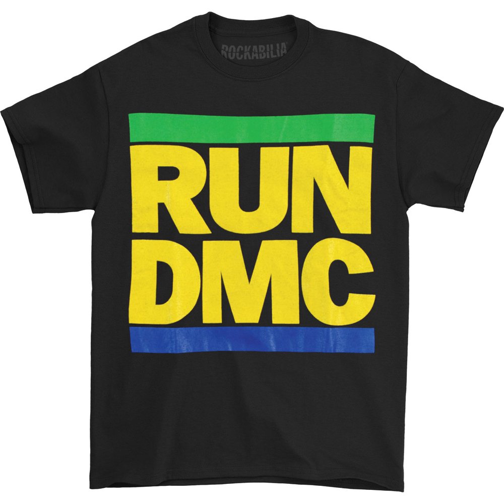Run DMC Run DMC Men's Run DMC Brazil Colors Tshirt Black Walmart
