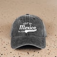 thumbnail image 4 of Sokhug Hat for Men Women, Letter Graphic Print Adjustable Cotton Baseball Cap Washed Cotton, 4 of 6