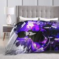 thumbnail image 4 of Solo Leveling Bed Blanket Air Conditioner Quilt Ultra Soft Flannel Blanket All Season Fuzzy Blanket Reversible Fluffy Plush Blanket 60"X50", 4 of 8