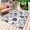 Navy, variant on Navy Blue Floral Outdoor Rug 5x7 Ft - Reversible Patio Rug Outdoor Camping Rugs, Vintage Watercolor Botanical Flower Leaf Indoor Outdoor Area Rugs, Non-Slip Outdoor Carpet Runner for Deck/Porch