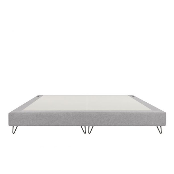 Base king size Kilt - Gris claro Gaia Herbs Contemporáneo