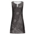 thumbnail image 4 of SDNall Robe Sans Manches à Col Rond Imprimée pour Femmes, 4 of 9