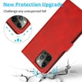 thumbnail image 3 of For iPhone 13 Pro(6.1) Removable Magnetic PU Leather Detachable Wallet Card Slot Holder Protective Case Wrist Hand Strap 2 in 1 Design Flip Folio Case Cover, 3 of 5