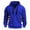 Blue, variant on TOWED22 Men's Fleece Hoodie Casual Long Sleeve 1/4 Zipper Pullover Sweatshirts(Khaki,XL)