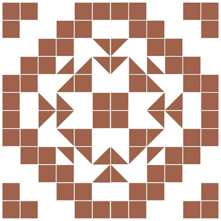 FloorPops 12-in by 12-in Terracotta Matias Peel & Stick Floor Tiles