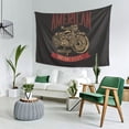 thumbnail image 2 of TEQUAN Vintage Classic American Motorcycle Pattern Large Tapestry, Aesthetic Tapestries Wall Hanging for Bedroom Living Room College Dorm Decor, 90 x 60 inches, 2 of 7