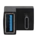 thumbnail image 2 of 5gbps Up Down 180 Degree Angled Type-c Adapter A Male To Usb 3.0 Female, 2 of 5