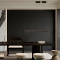 thumbnail image 3 of Peel and Stick PVC Slat Wall Panel 118"x15.75" Self-Adhesive Thick Faux Black Wood Grain Wallpaper Panel 3D Soundproof Wall Panels for Walls & Ceilings, 3 of 12