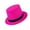 rose red, variant on Popular Top Hat with Bright Fluorescent Color for Holiday Fashion Masquerades Party Jazzy Hat Stage Performers Party Hat