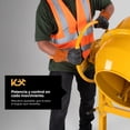 thumbnail image 4 of Revolvedora de Concreto Eléctrica 140L 1 HP 1/2 Saco Motor 550 W 2800 RPM Kingsman  amarillo, 4 of 10