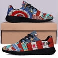 thumbnail image 3 of CoaStl Beach From Sea To Shining Sea Shoes Sneakers Black Size 9.5, 3 of 7