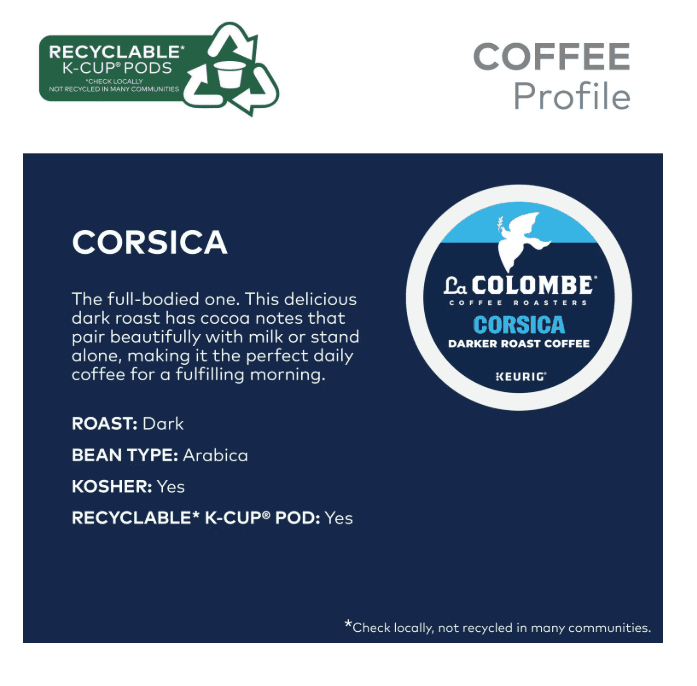 La Colombe Coffee Roasters Medium-Dark Roast Coffee Pods Variety Pack 50 ct