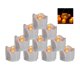 thumbnail image 5 of Bearachild Luz de Luz de electrónica Luz de té Luz de de carga LED con luz de llama simulada para la decoración de la atmósfera del hogar Iluminación novedosa Blanco No.01 Bearachild HA027522-01, 5 of 6
