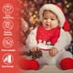 thumbnail image 5 of Baberos para bebés 2ooya, 3 unidades, algodón, Navidad, 30 x 20 cm, 6 a 12 m, 5 of 7