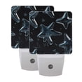 thumbnail image 7 of Transparent Glass Stars LED Night Light with Smart Sensor Plug Into Wall Dusk to Dawn 2 packs, 7 of 7